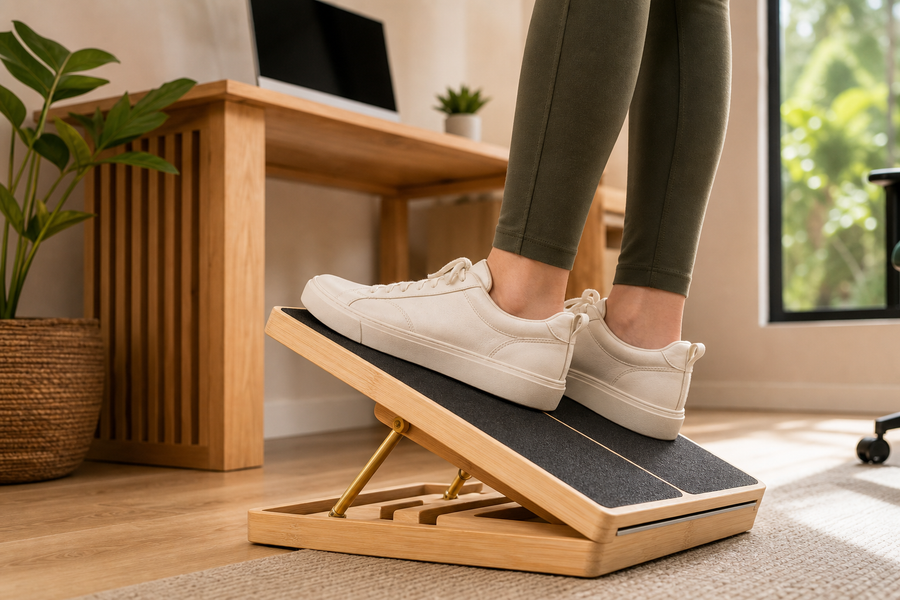 Person using Ankora slant board